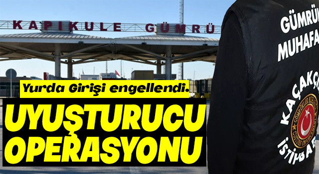 Kapıkule'de yapılan operasyonlarda uyuşturucu ve kokain ele geçirildi